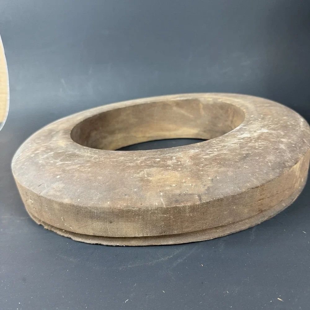Vtg Hatters Supply House‎ Industrial Wooden Millinery Hat Mold Block Form #32